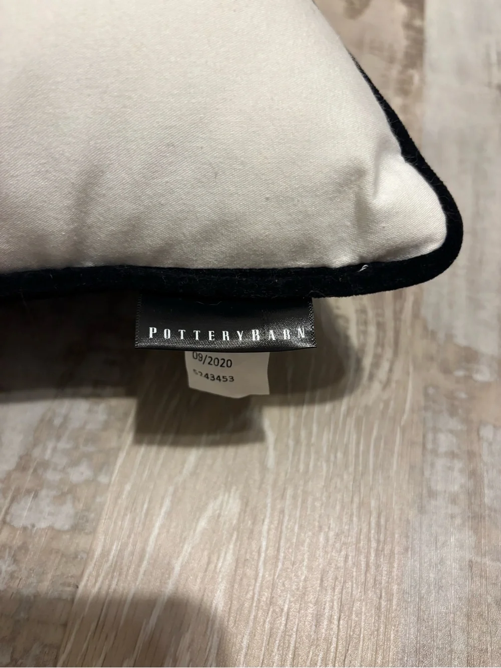 Pottery Barn Mickey Mouse White, Black, Red & Yellow Decorative Pillow